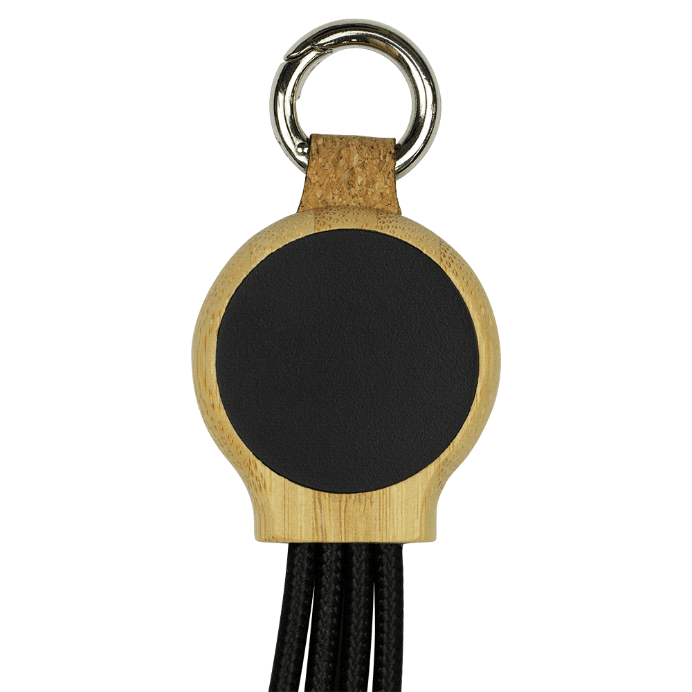 Alternative view of 16.5cm Recycled 6-In-1 Charging Cable