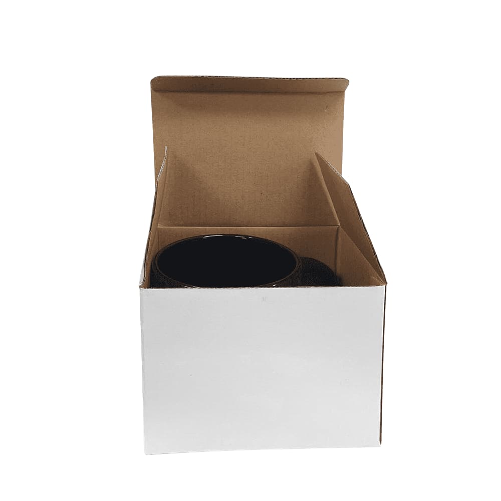 Single Cup Folded Box White 900531 | 