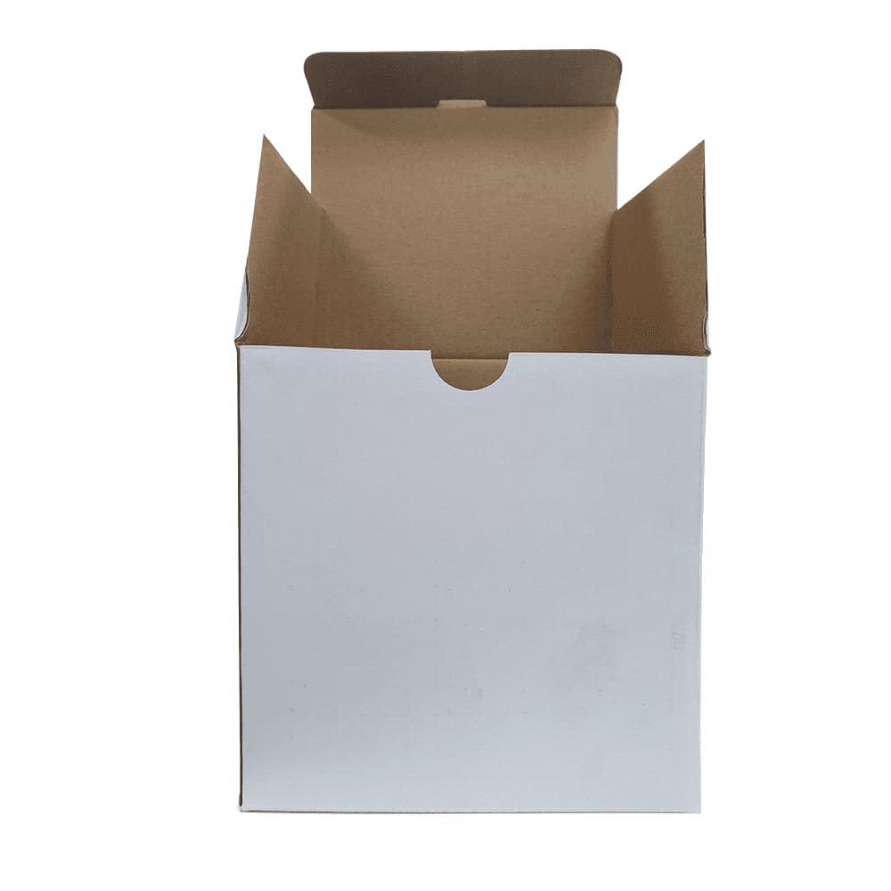 Single Cup Folded Box (Tall) White 900532 | 