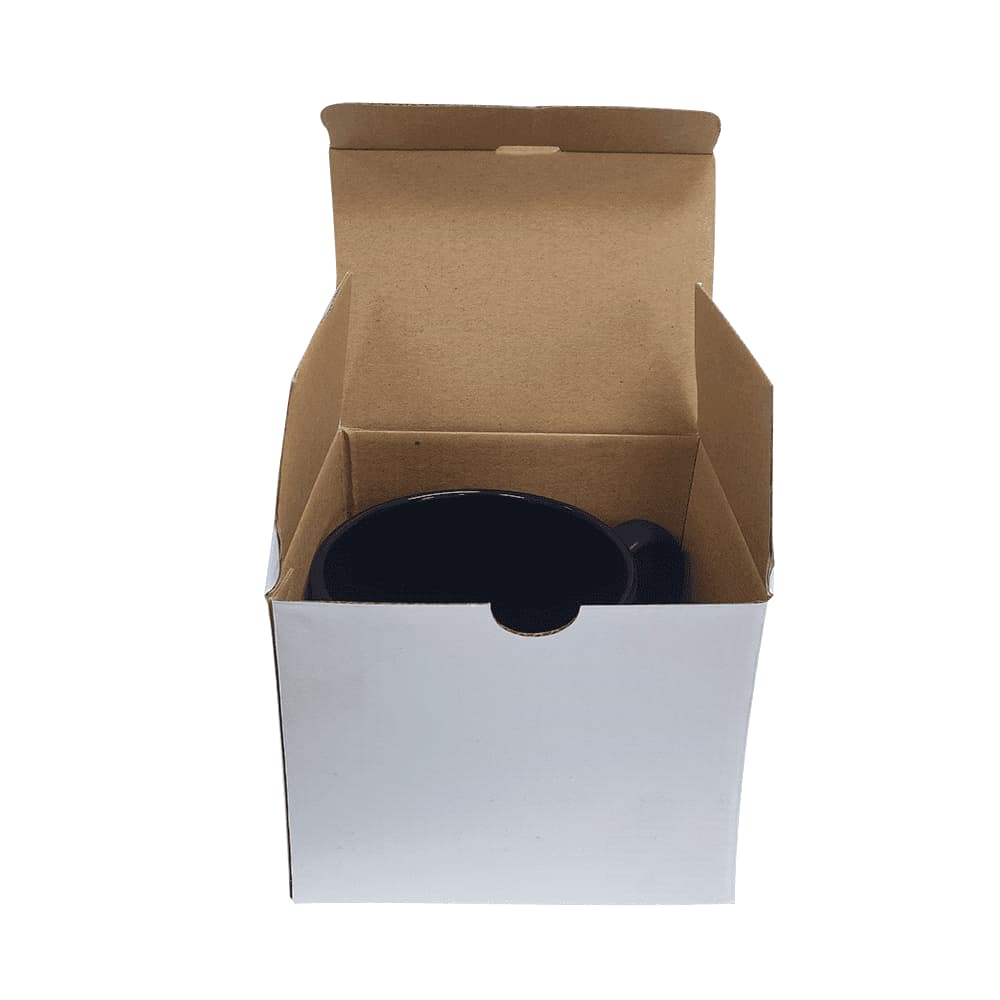 Single Cup Folded Box (Tall) White 900532 | 