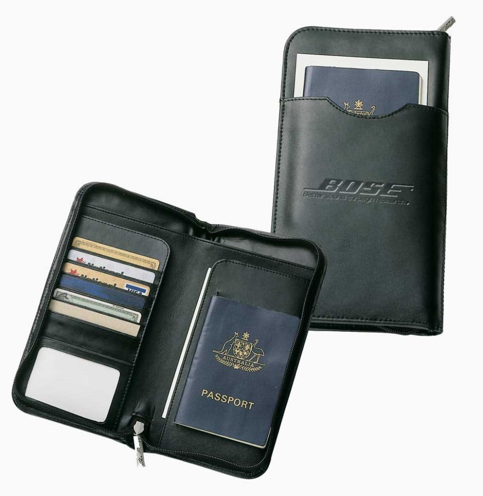 Leather Travel Wallet - 9018 Image 
