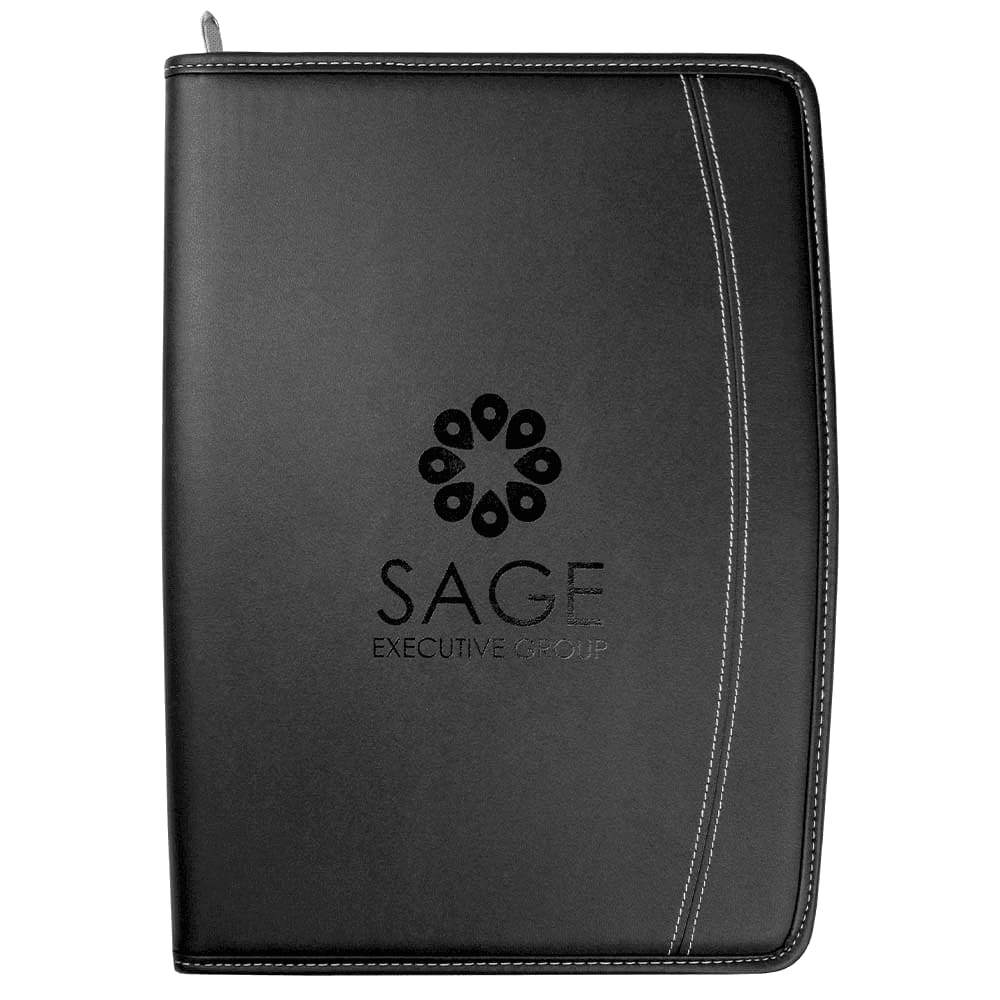 Alternative view of The Flare A4 Imitation Leather Zip Compendium