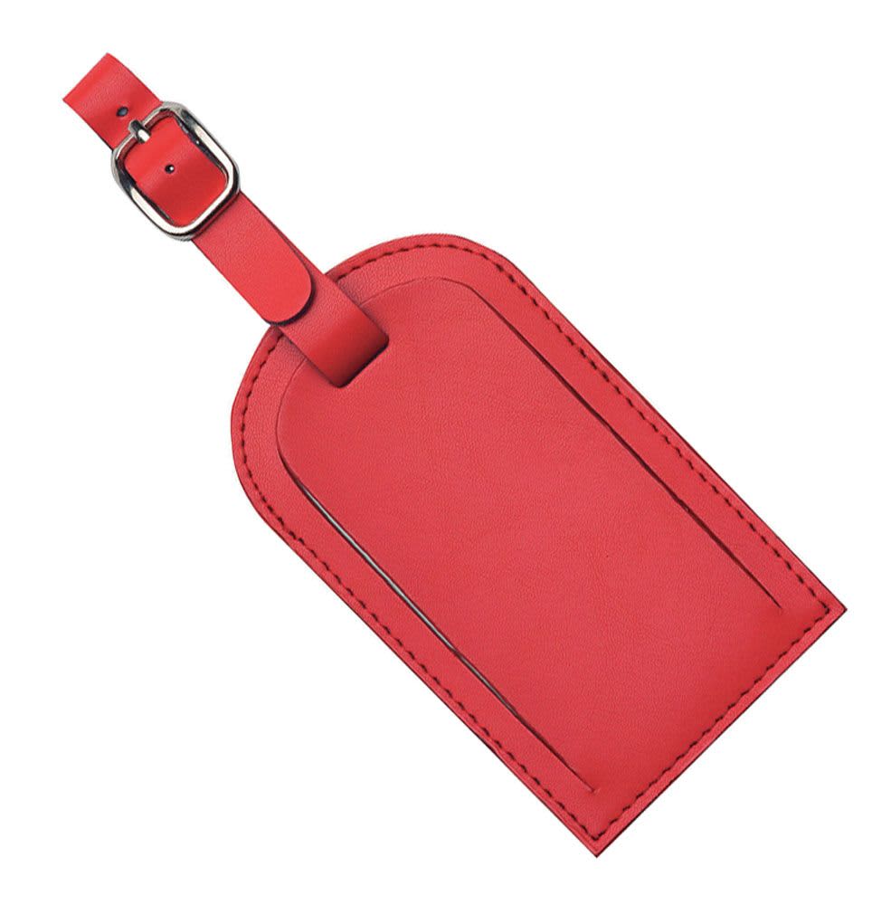 Coloured Luggage Tag - 9161 Image Red