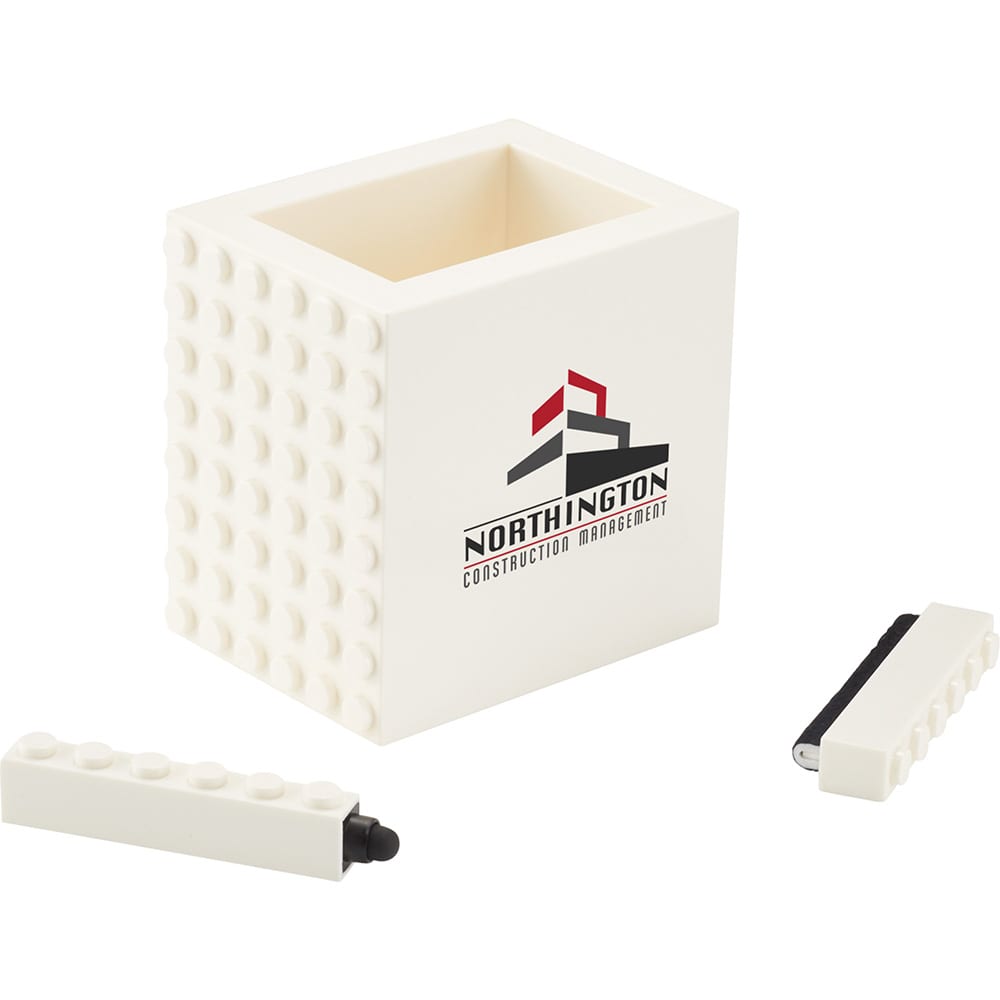 Office Block 3 in 1 Pen Pot - A1010 Image 