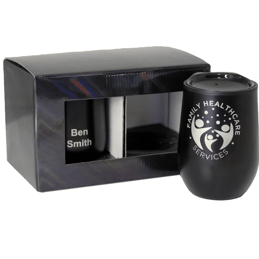 2Pk Gift Box For Drinkware Box Only BOX1008 | Black