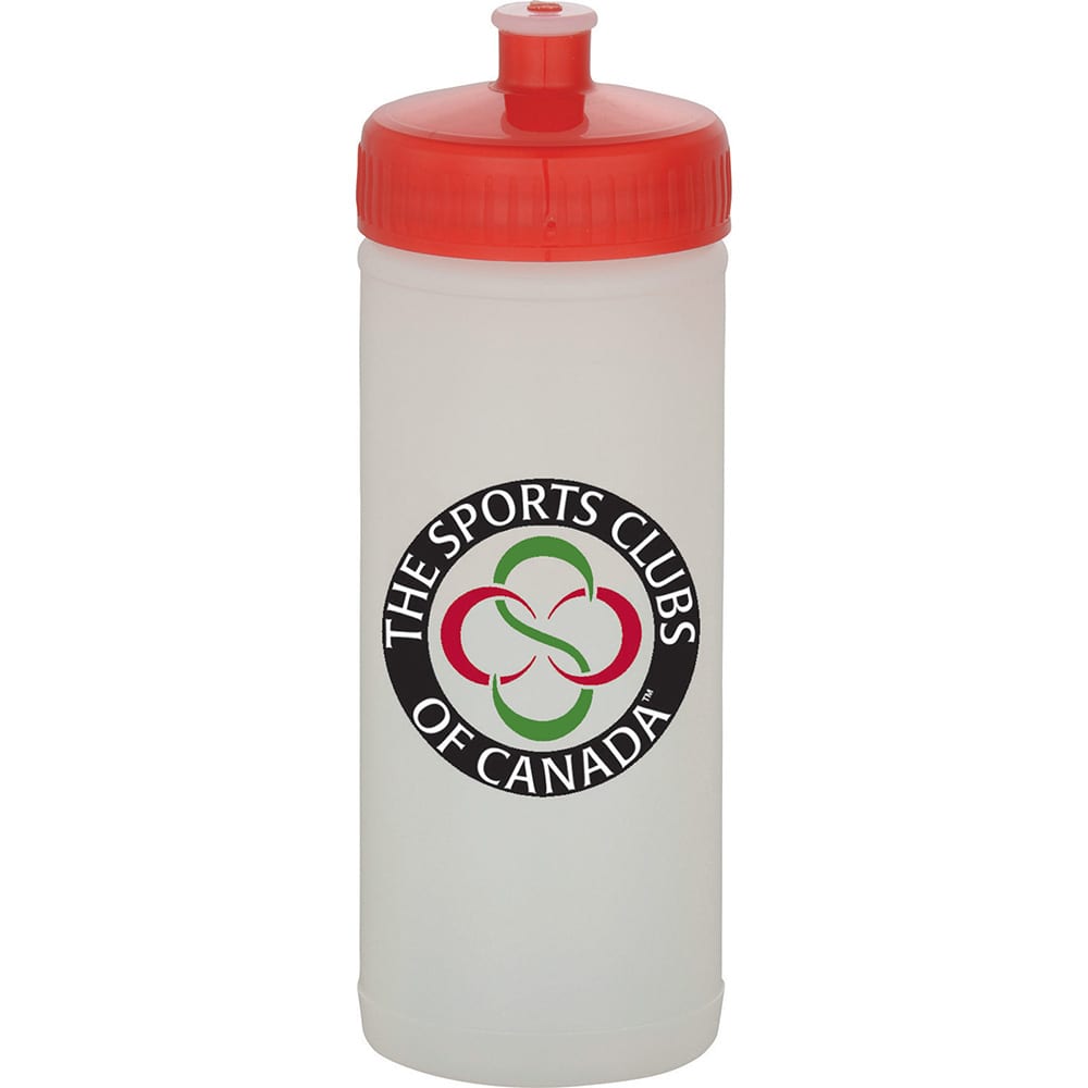 16-oz. Sports Bottle – Natural/White