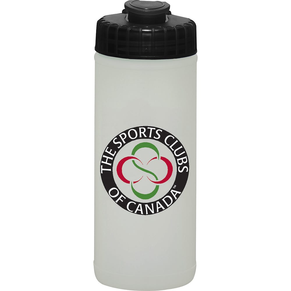 16-oz. Sports Bottle – Natural/White