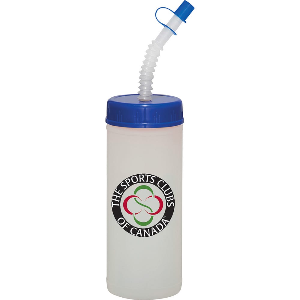 16-oz. Sports Bottle – Natural/White