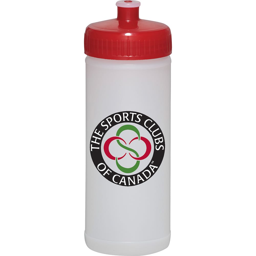 16-oz. Sports Bottle – Natural/White