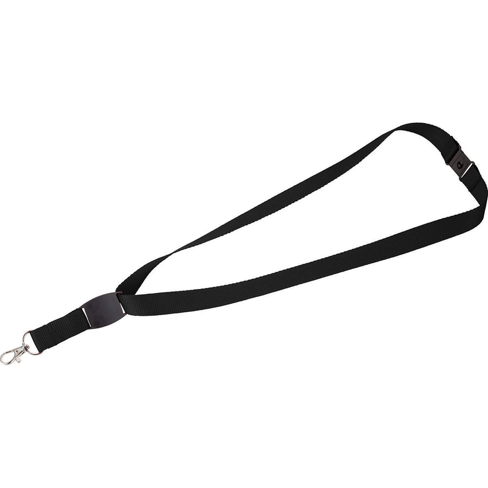 Lanyard w/ Flat Panel - SM-2448 Image Black