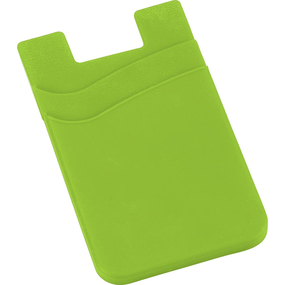 Dual Pocket Slim Silicone Phone Wallet