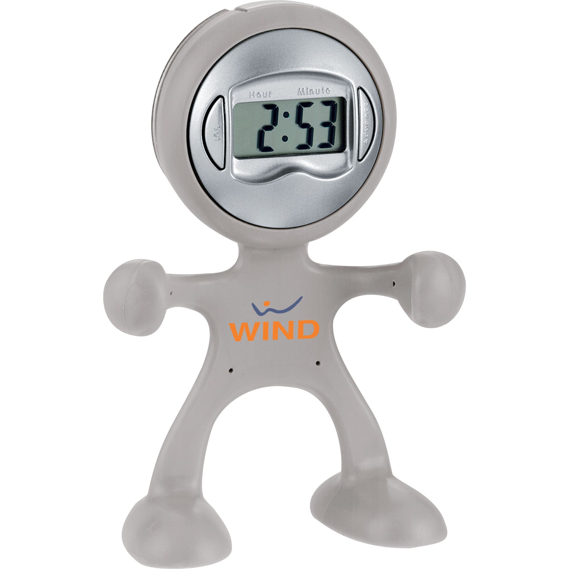 The Flex Man Digital Clock