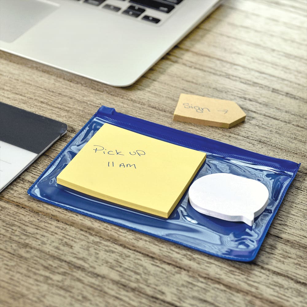 Sticky Notes in Pouch