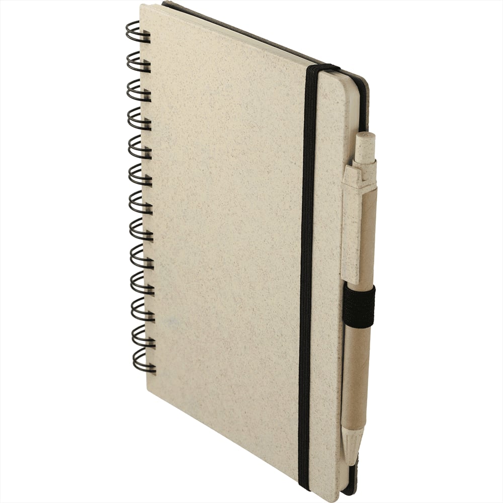 5”” x 7””  Wheat Straw Notebook With Pen