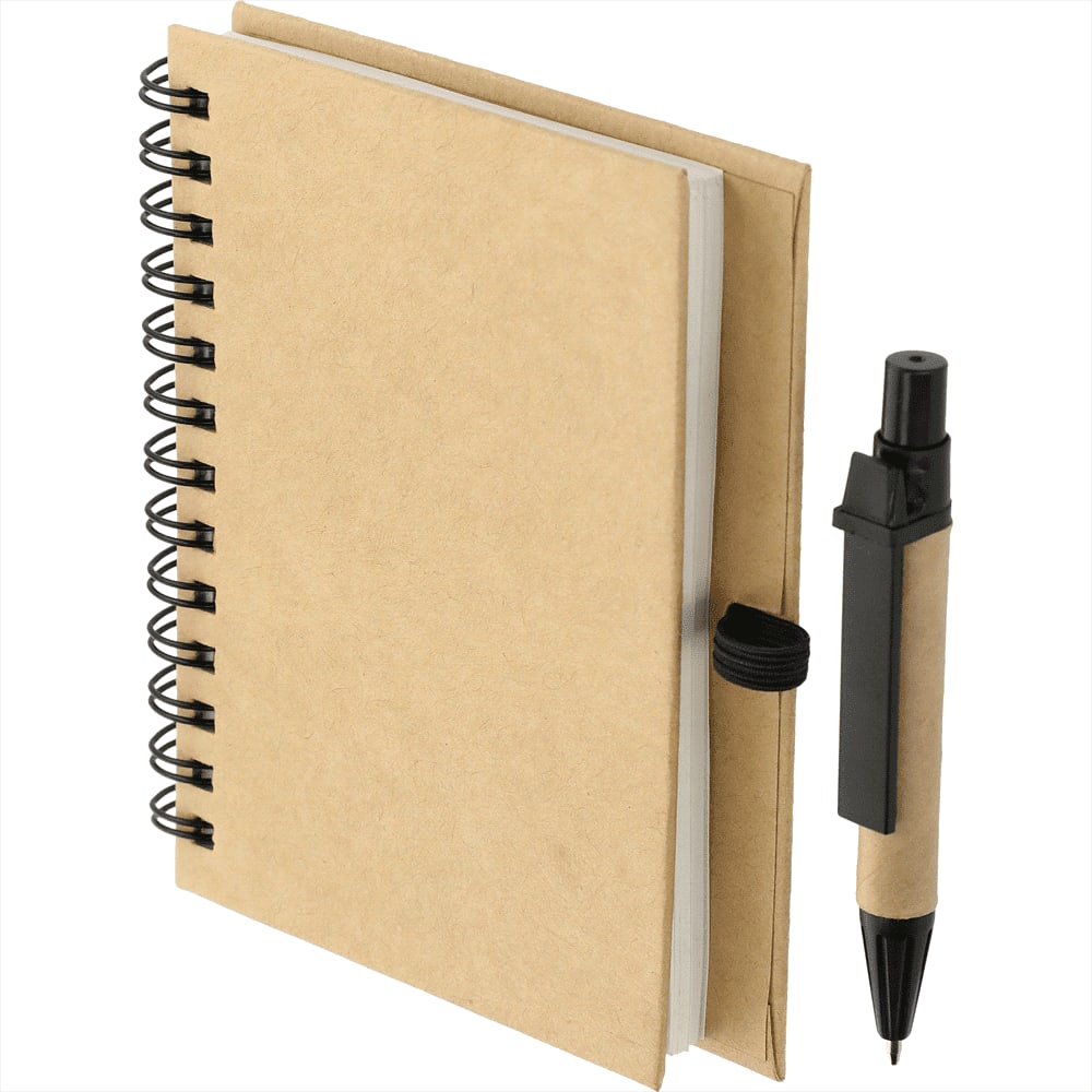 4”’ x 5”’ Eco Stone Notebook with Pen