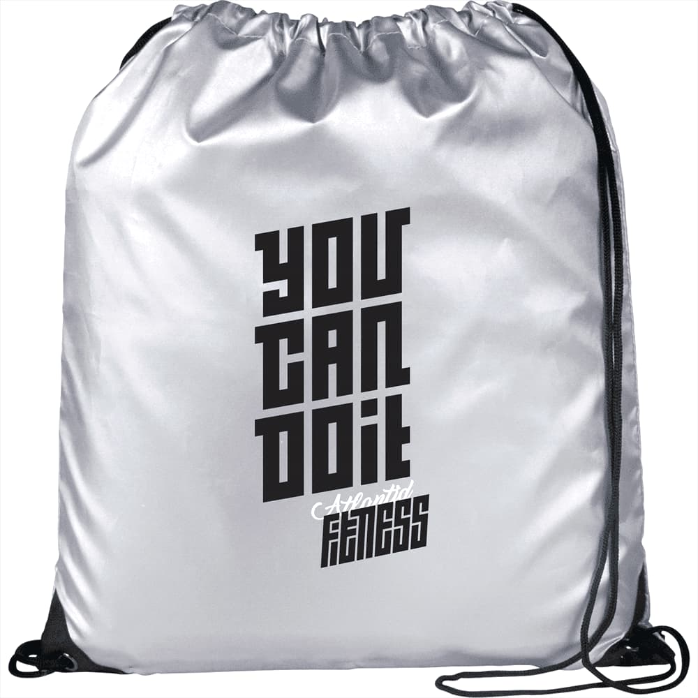 Alternative view of Oriole Reflective Drawstring Bag
