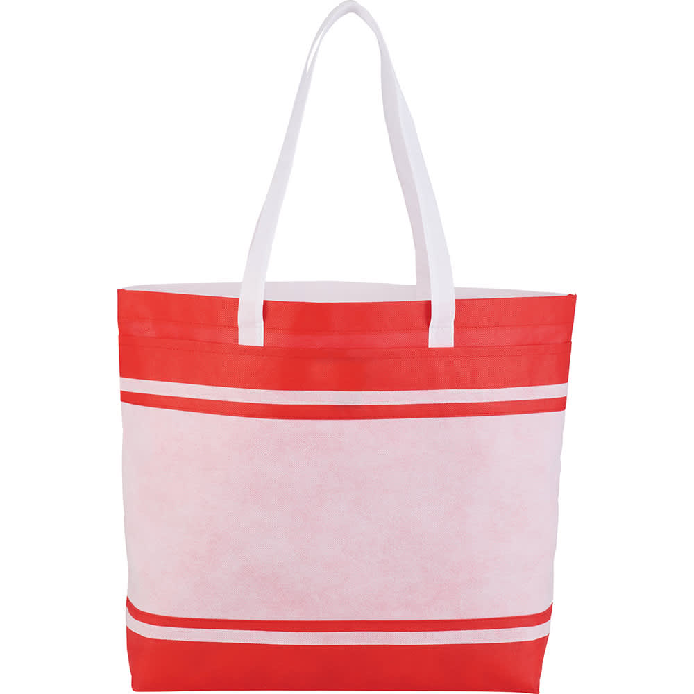 Non-Woven Stripes Tote