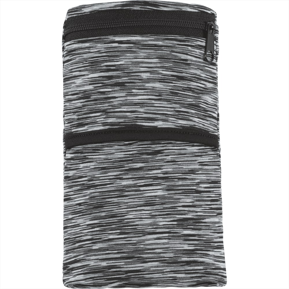 Alternative view of Cooling Heathered Wrist Band w/ Pocket