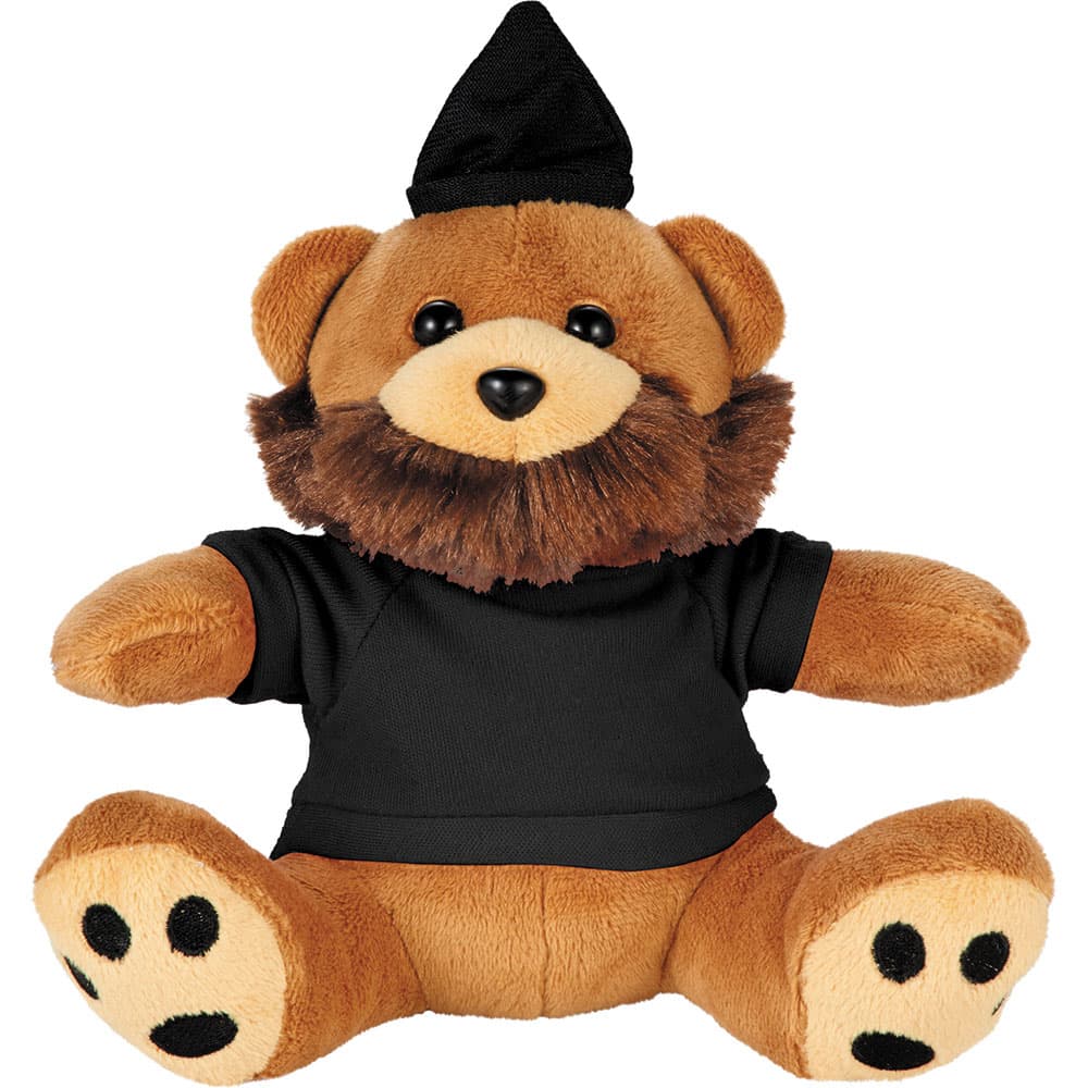 6 inch Plush Hipster Bear with Shirt