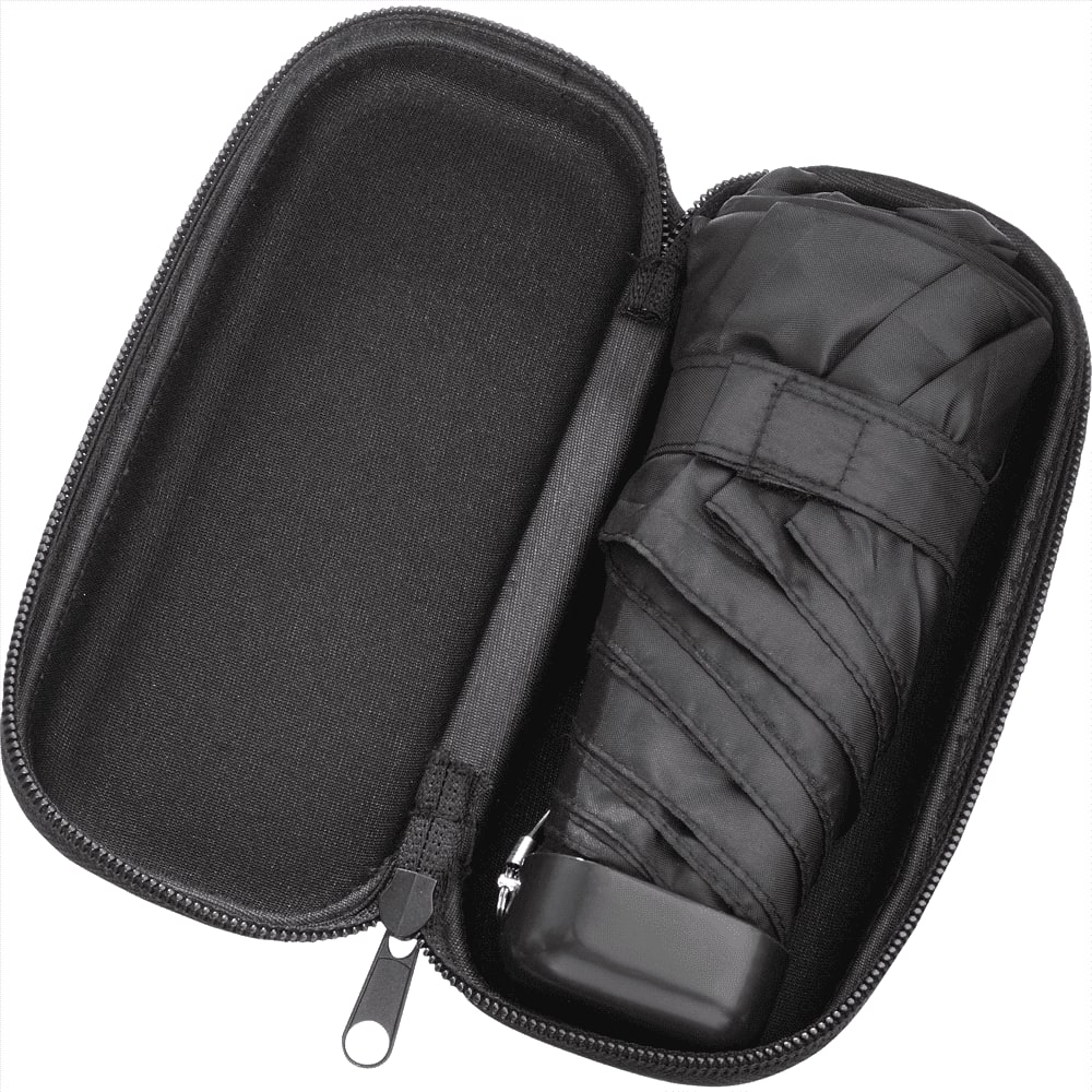 Mini Travel Umbrella in Case