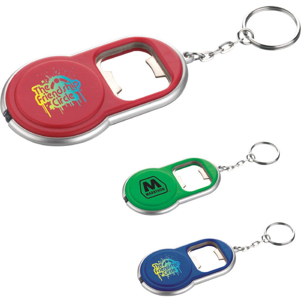 Round LED Key-Light / Bottle Opener