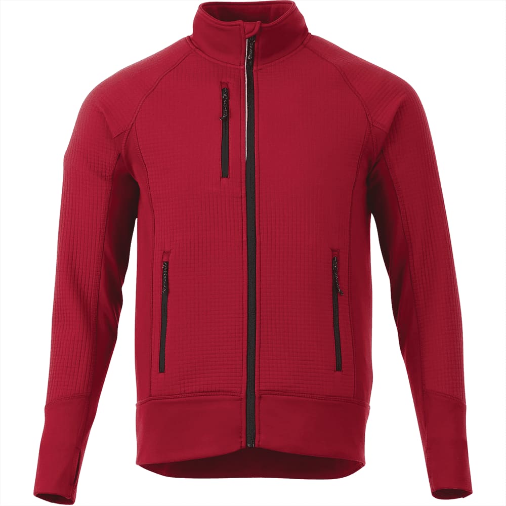 Panorama Hybrid Knit Jacket - Mens - TM18153 Image Vintage Red