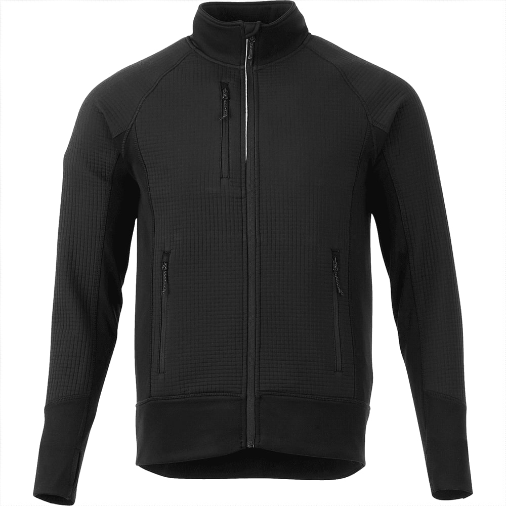 Panorama Hybrid Knit Jacket - Mens - TM18153 Image Black