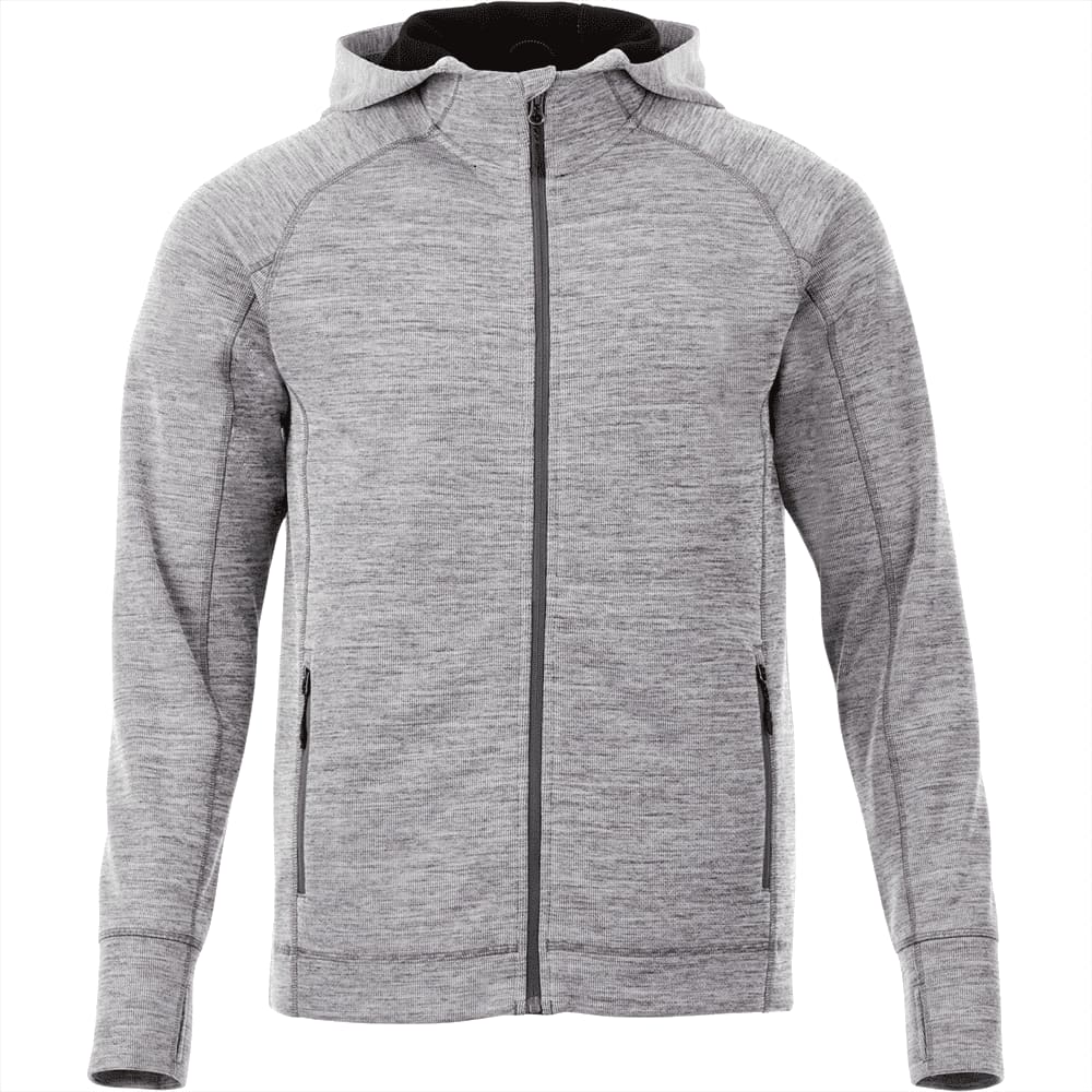 Odell Knit Zip Hoody - Mens - TM18210 Image Heather Charcoal