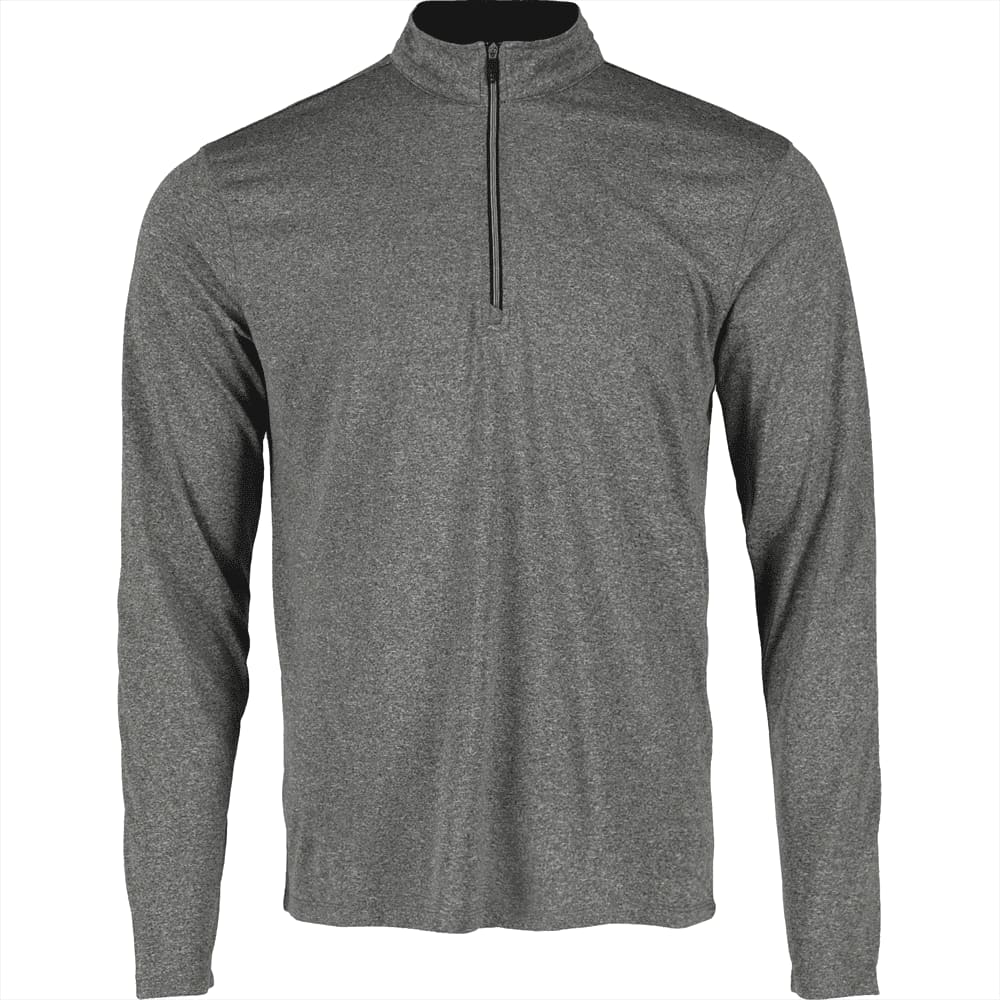 Vega Tech Quarter Zip - Mens - TM18304 Image Heather Charcoal
