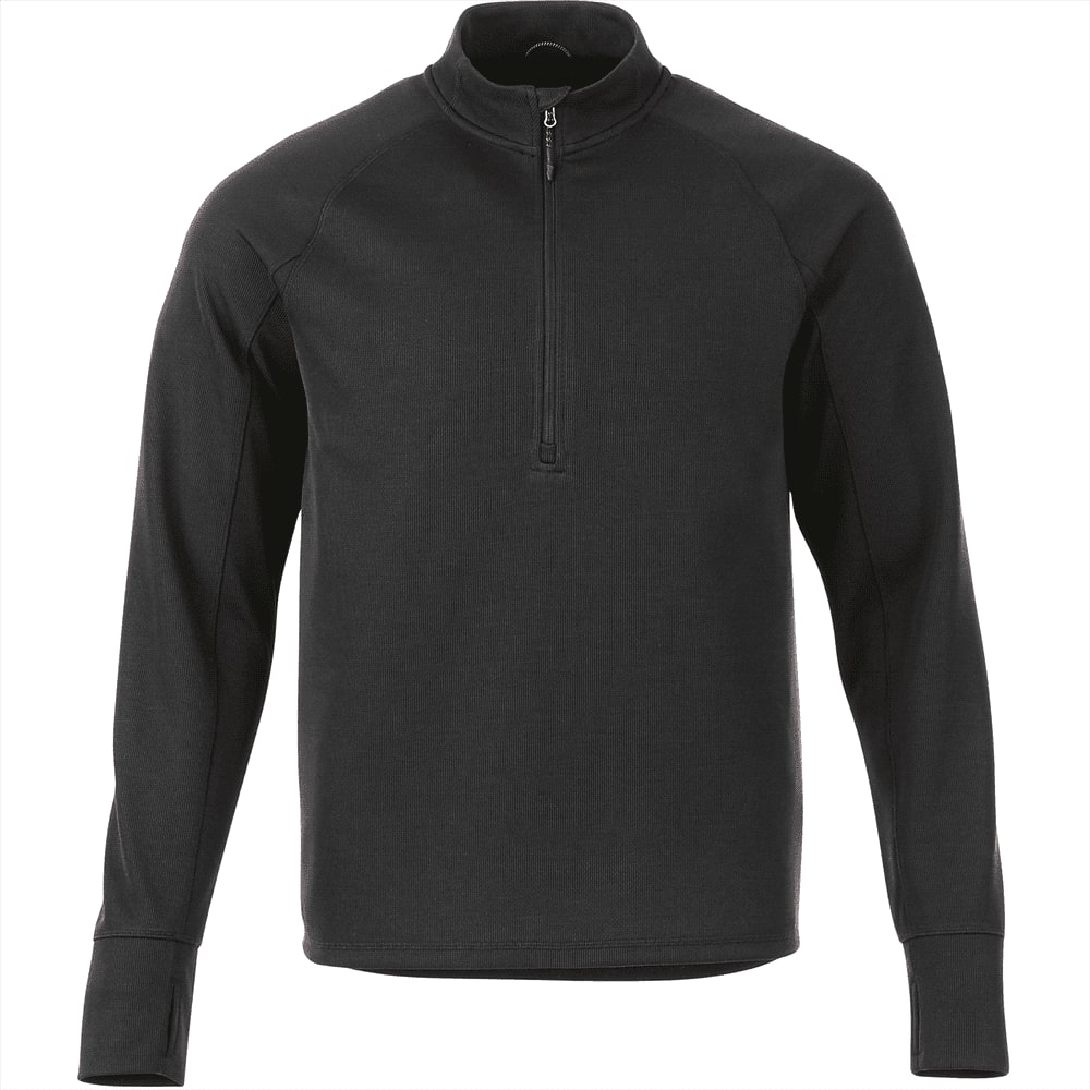 Crane Knit Half Zip - Mens - TM18305 Image Black