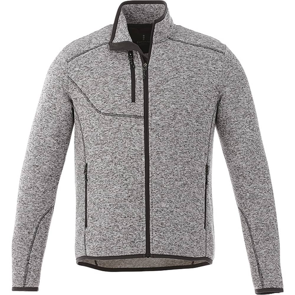Tremblant Knit Jacket - Mens - TM18610 Image Light Heather Grey