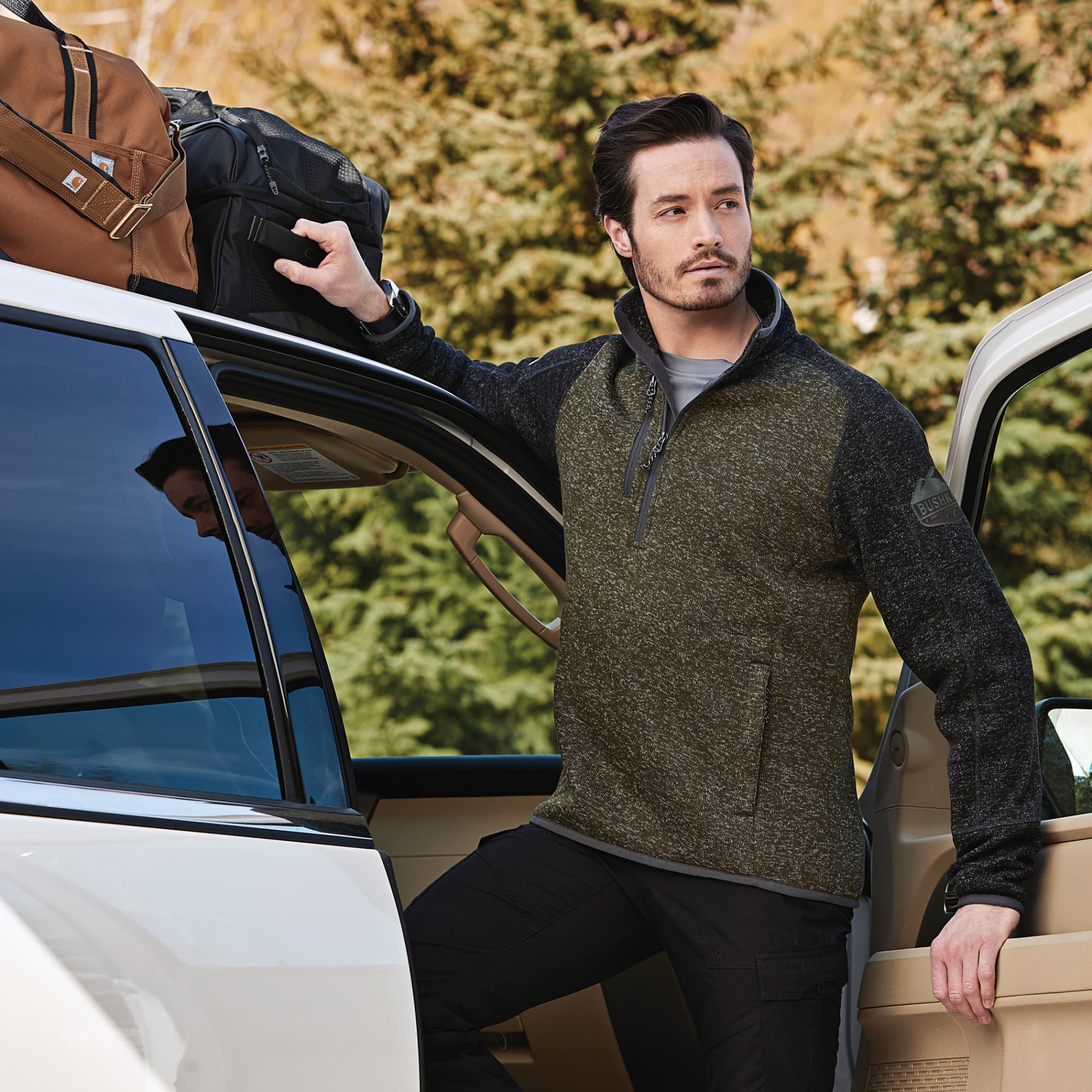 VORLAGE Half Zip Knit Jkt – Mens