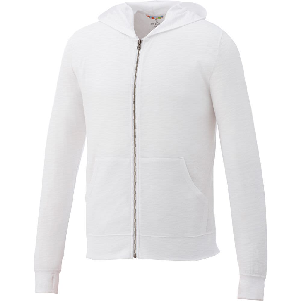 Garner Knit Full Zip Hoody - Mens - TM18731 Image White