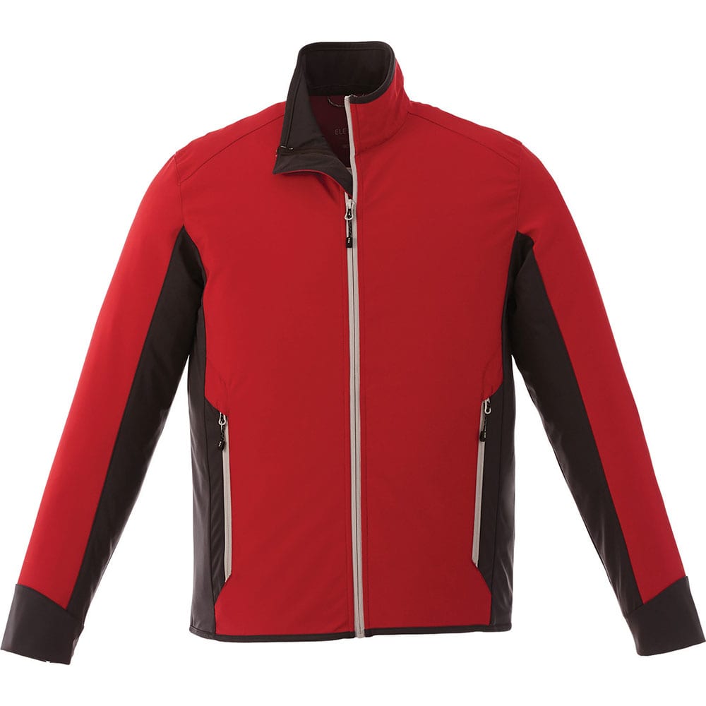 Sopris Softshell Jacket - Mens - TM19535 Image Team Red/Grey Storm