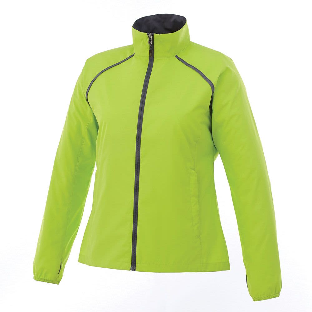 Egmont Packable Jacket - Womens - TM92605 Image Hi-Liter Green/Steel Grey