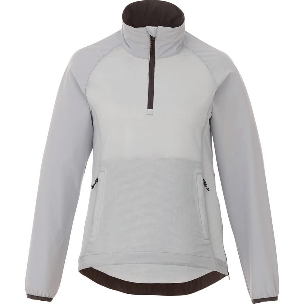 Odaray Half Zip Lightweight Jacket - Womens - TM92802 Image Light Grey