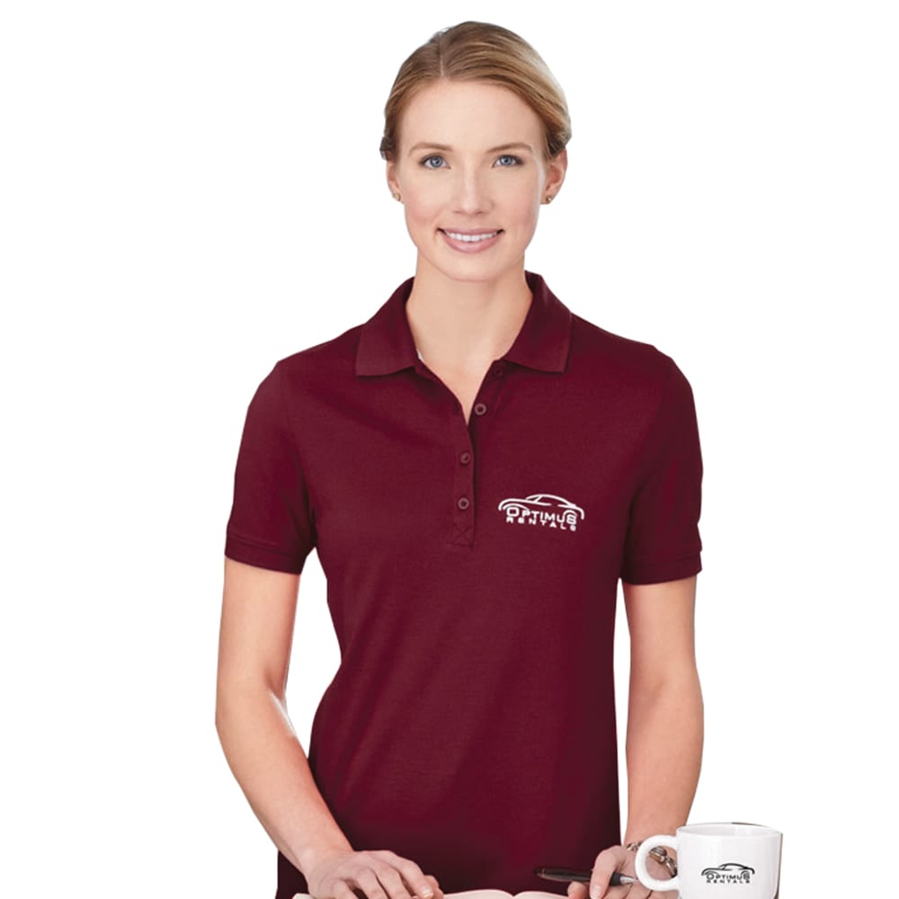 Crandall Short Sleeve Polo - Womens - TM96222 Image 