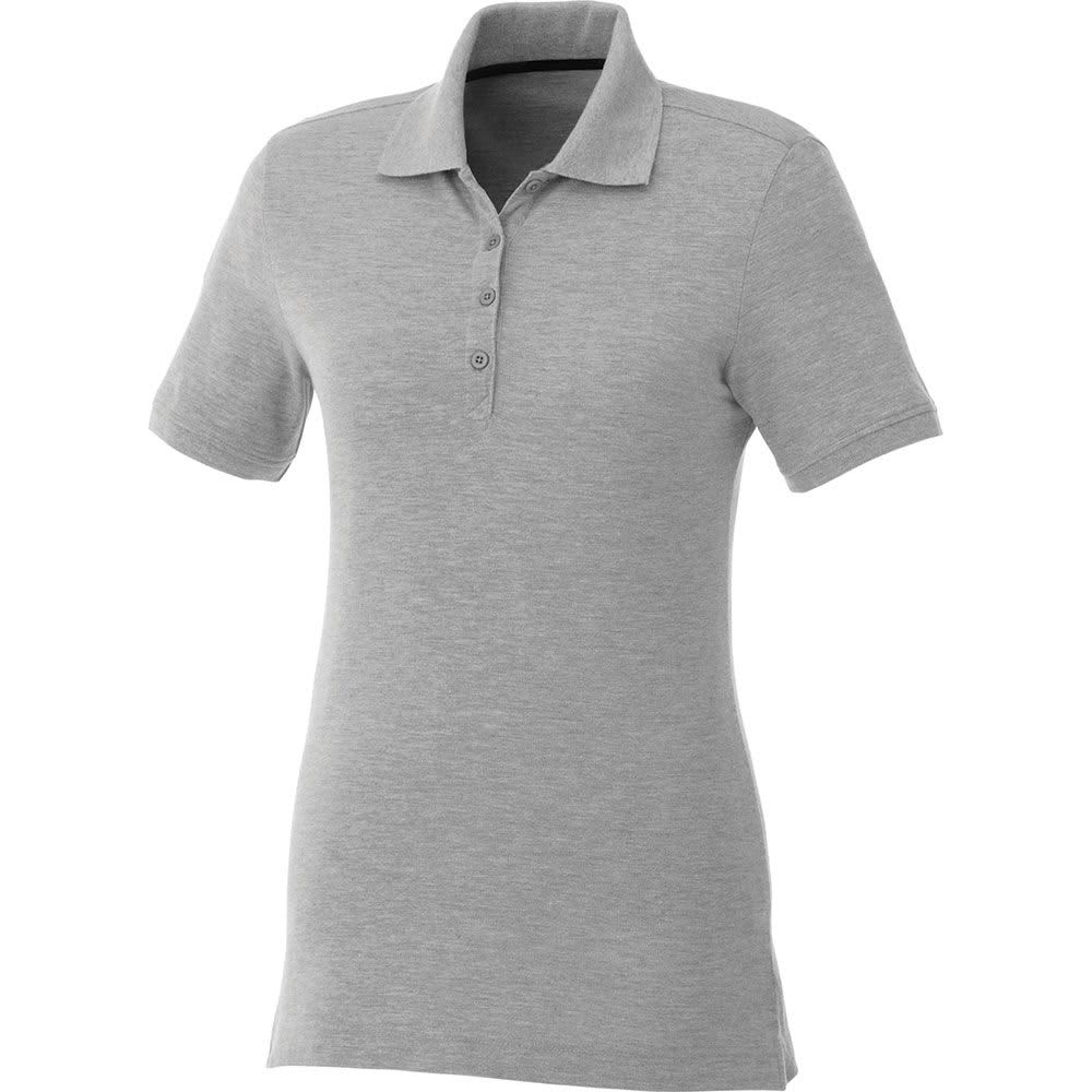 Crandall Short Sleeve Polo - Womens - TM96222 Image Heather Grey