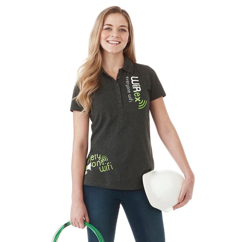 Acadia Short Sleeve Polo - Womens - TM96224 Image 