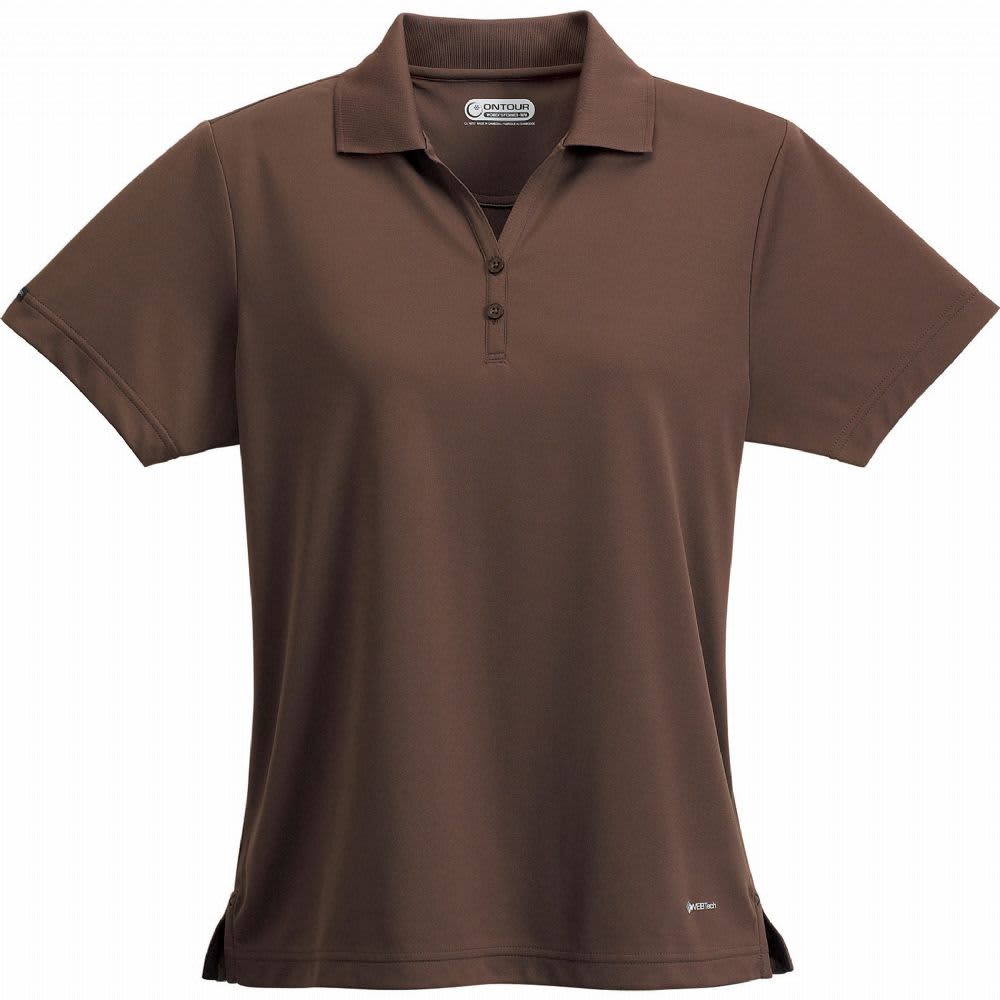 Moreno Short Sleeve Polo - Womens - TM96252 Image Mocha