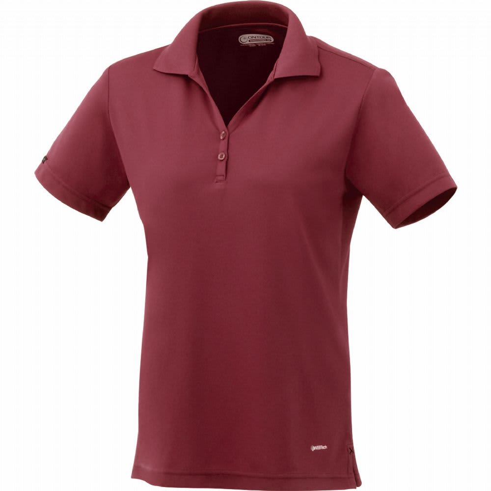Moreno Short Sleeve Polo - Womens - TM96252 Image Maroon