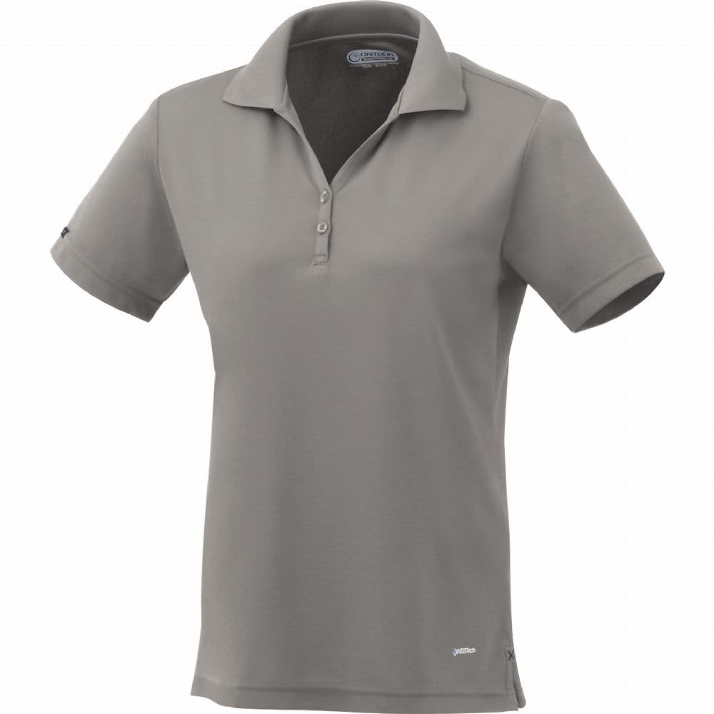 Moreno Short Sleeve Polo - Womens - TM96252 Image Steel Grey