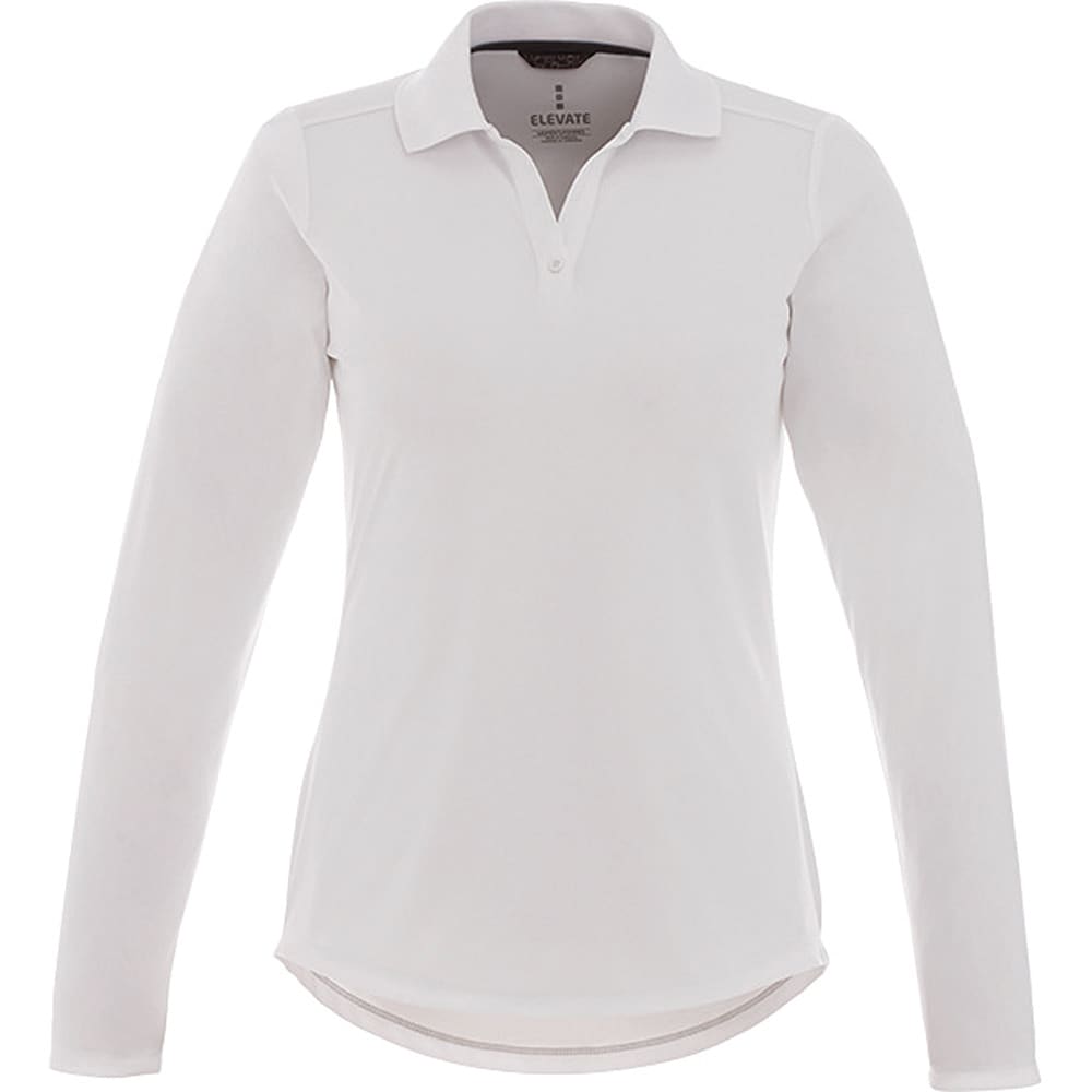 Mori Long Sleeve Polo - Womens - TM96255 Image White