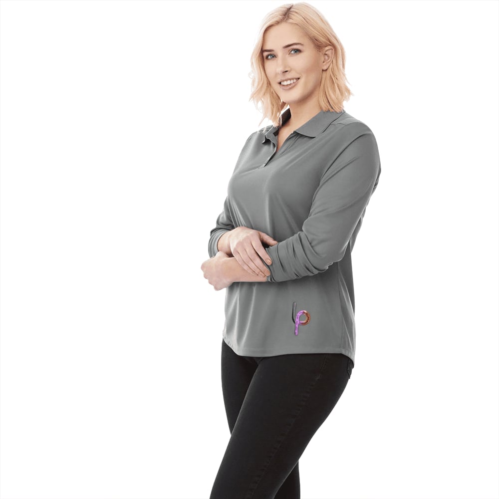 Mori Long Sleeve Polo - Womens - TM96255 Image