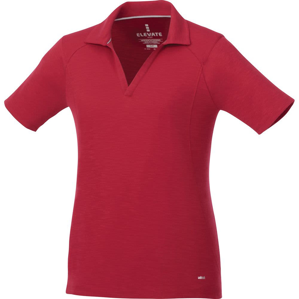Jepson Short Sleeve Polo - Womens - TM96608 Image Vintage Red