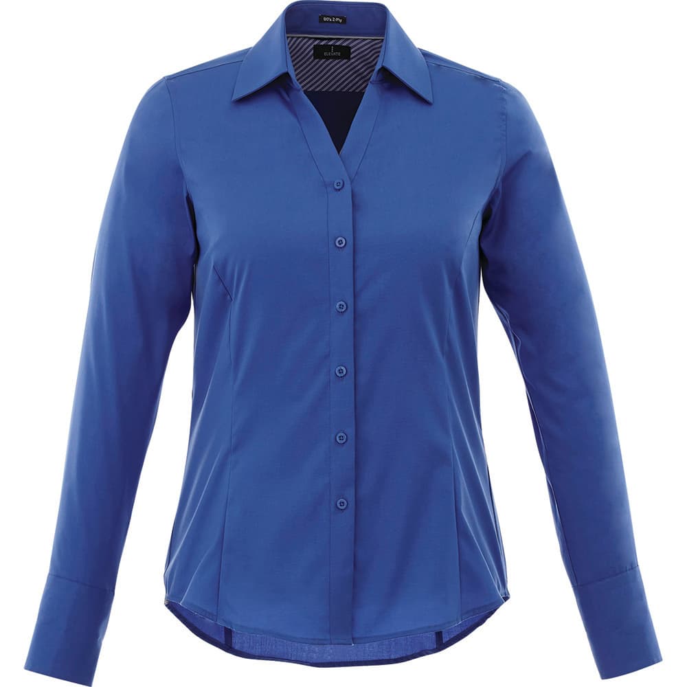 Cromwell Long Sleeve Shirt - Womens - TM97309 Image New Royal