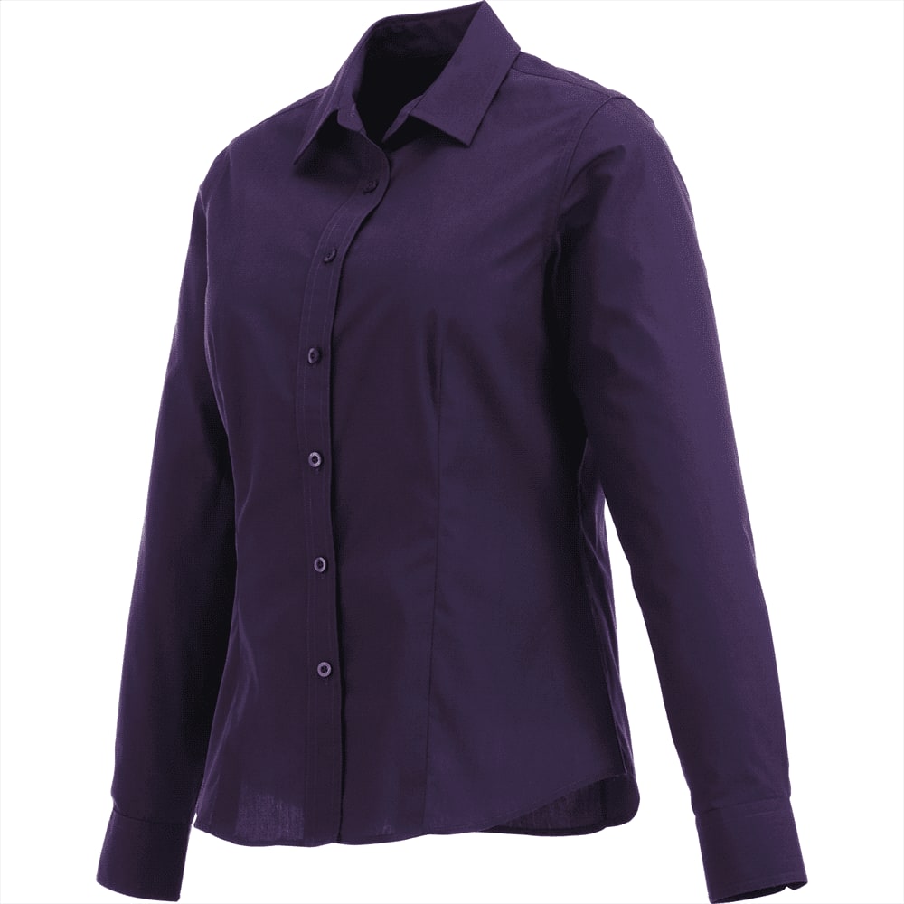 Preston Long Sleeve Shirt - Womens - TM97742 Image Dark Plum