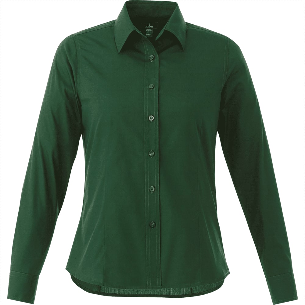 Preston Long Sleeve Shirt - Womens - TM97742 Image Forest Green