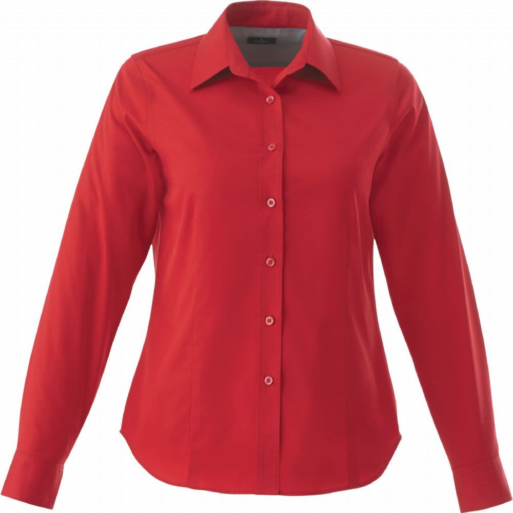 Wilshire Long Sleeve Shirt - Womens - TM97744 Image Team Red