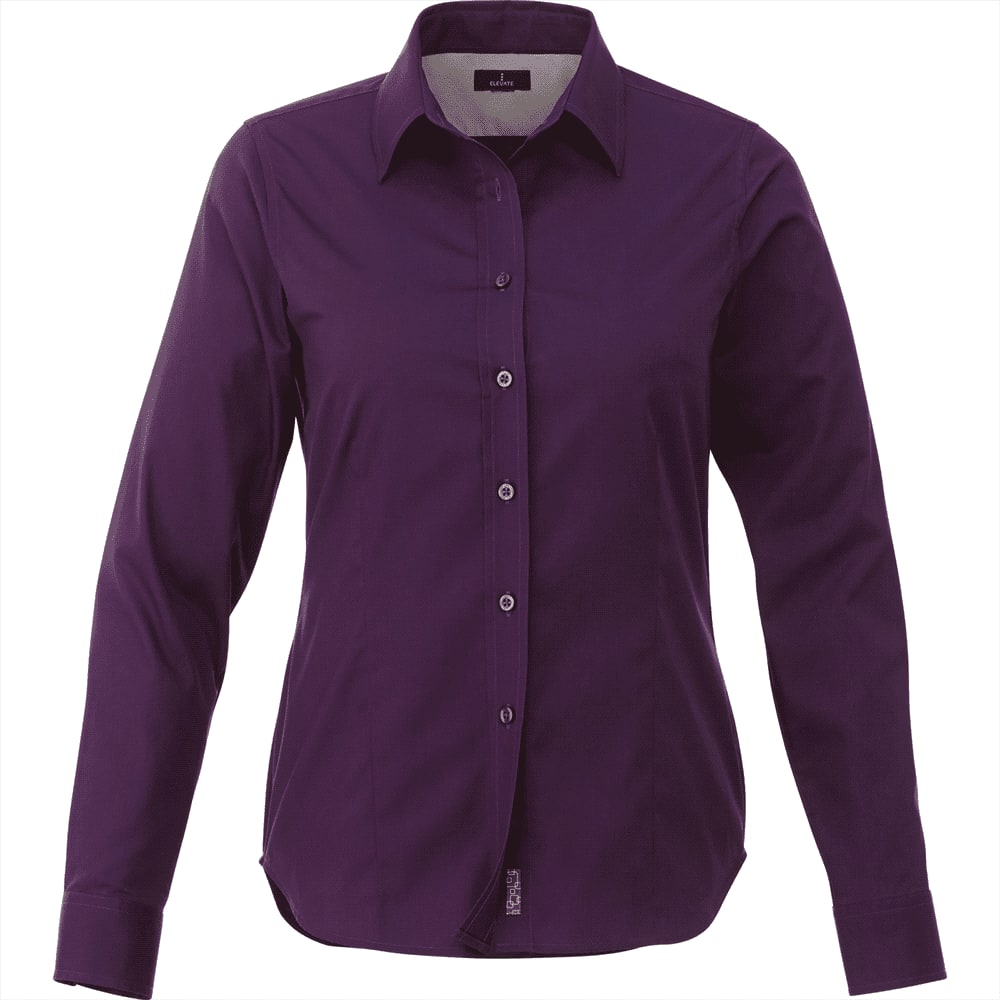 Wilshire Long Sleeve Shirt - Womens - TM97744 Image Dark Plum